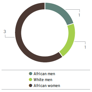 Gender and racial diversity